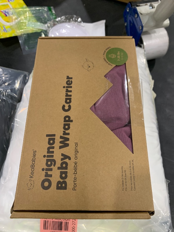 Photo 1 of KeaBabies Baby Wrap Carrier - All in 1 Original Baby Carrier Newborn to Toddler Sling, Easy to Wear, Hands Free Bonding, Lightweight, Breathable Infant Wraps (Dark Mauve)