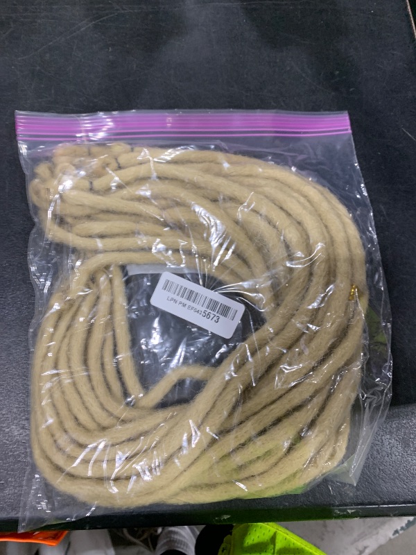 Photo 1 of Kraler 24" Thick Dreadlock Extensions, 20 Strands Platinum Blonde SE Crochet Dreads Extensions of Synthetic Hair 1cm Width Hip Hop Style Dreadlock for Girls