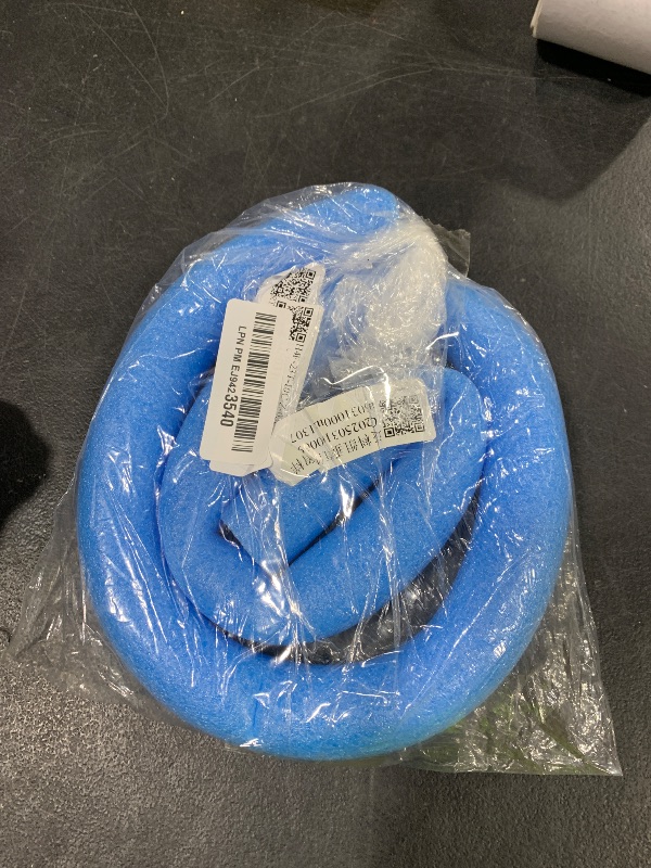 Photo 1 of Patikil  Insulation Foam Tube, Pool Noodles Foam Tubing Covers 1/2" (12mm) ID x 3.3FT x 1-3/8" OD for Swimming Pool Handle Heat Preservation Protective Sleeve, Blue