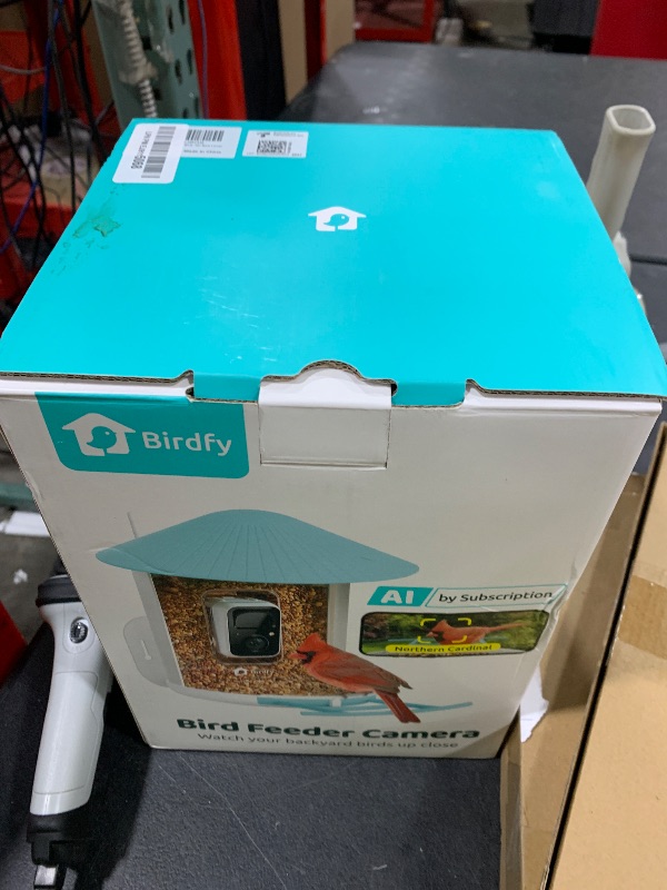 Photo 1 of NETVUE by Birdfy Smart Feeder with Camera, Watching, Auto Capture Bird Videos & Motion Detection, Wireless Camera Ideal Present for Bird Lover (Solar Blue)