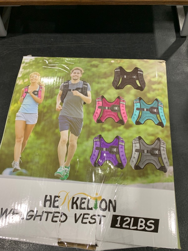 Photo 1 of Henkelion Weighted Vest Weight Vest for Men Women Kids Weights Included, Body Weight Vests Adjustable for Running, Training Workout, Jogging, Walking