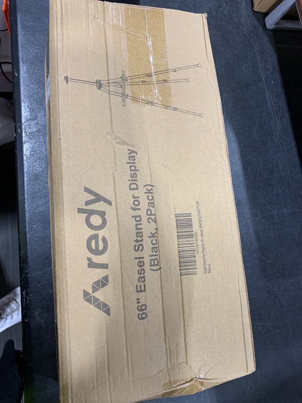 Photo 1 of Easels for Painting Canvas, Aredy 66" Art Easel for Drawing, Portable Painting Easel Stand, Metal Table Top Easel (2 Pack)