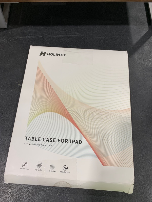 Photo 1 of H HOLIMET Case for iPad Pro 12.9 2022 6th/5th/4th/3rd Generation 2021 2020 2018 with Pencil Holder Pocket Soft TPU Back Shockproof, Auto Sleep/Wake, Vegan Leather
