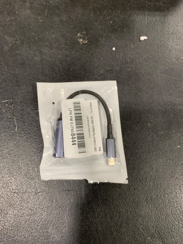 Photo 1 of USB C to Barrel Tip Adapter, 45W 65W 100W PD Charging for Convert Dell, HP 7.4mm x 5.0mm Charger to Type C Power for Phones,Tablets,Laptops and Other USB C Devices, Input: DC15-20.5V