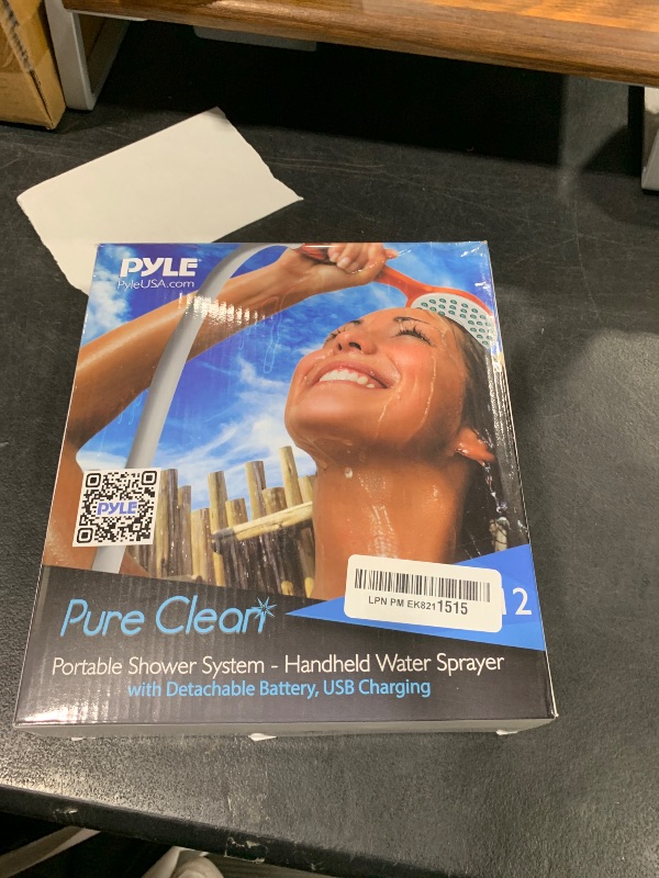 Photo 1 of Portable Camping Shower - Battery Powered for Outdoors, Pet Cleaning, Plants Watering - Rinse kit - Camping, Pool, Beach Rechargeable, USB Charging Plug by Pure Clean - PCSHPT12