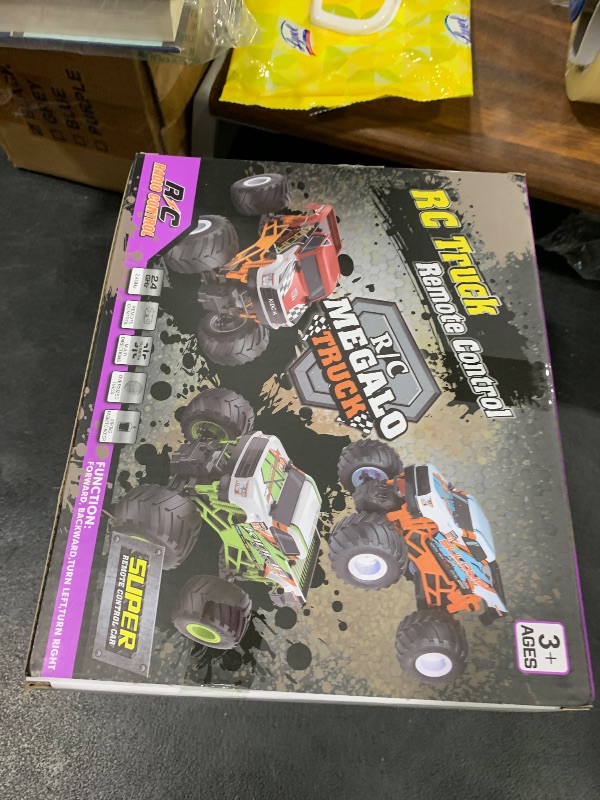 Photo 1 of Scientoy Remote Control Car, 20KM/H Monster Truck Toys for Ages 5-7, 1:16 Scale All Terrain RC Cars for Boys & Girls Age 4-7, 2.4Ghz Off Road RC Truck, Christmas Birthday Gift for Kids