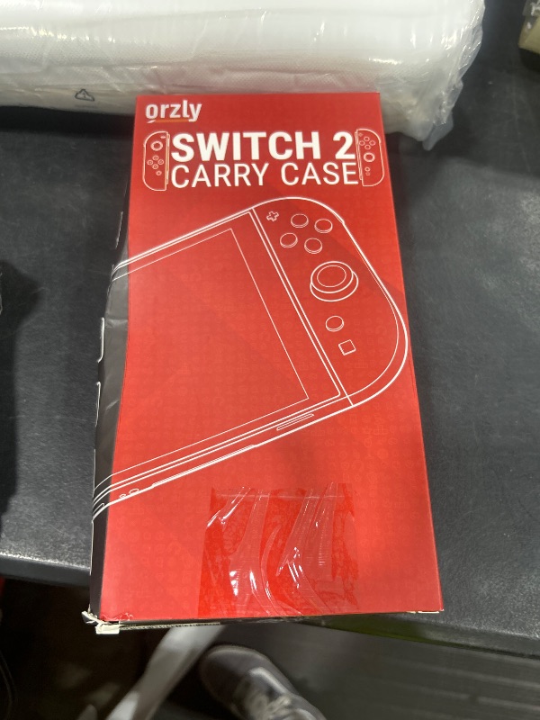 Photo 1 of Orzly Case for Nintendo Switch 2 Protective Travel Carry Case with Screen Padding, Game Cards & microSD Slots with Zipped & Open Pockets for Console Accessories - Gift Box Edition