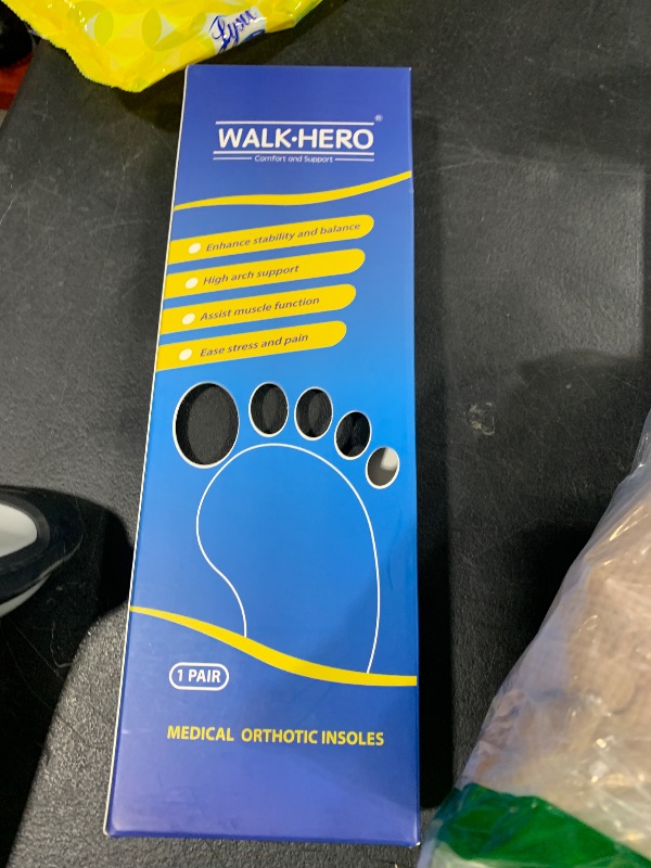 Photo 1 of Plantar Fasciitis Feet Insoles Arch Supports Orthotics Inserts Relieve Flat Feet, High Arch (Mens 9-9 1/2 | Womens 11-11 1/2)