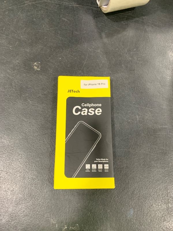 Photo 1 of JETech Slim Case for iPhone 16 Pro 6.3-Inch with Camera Lens Full Protection, Ultra-Thin Lightweight Matte Finish Minimalist Protective Phone Cover (Black Titanium)