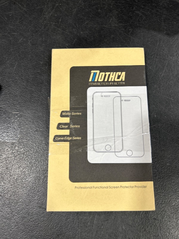 Photo 1 of Mothca 2 Pack Matte Glass Screen Protector for iPhone 14 Pro Max [6.7 inch] + 2 Pack Camera Lens Protector, Anti-Glare & Anti-Fingerprint Tempered Glass Film, Bubble Free Case Friendly Smooth as Silk