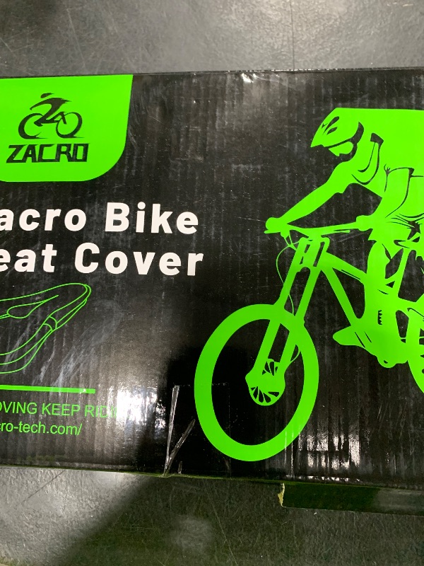 Photo 1 of Zacro Bike Seat Cushion - Gel Padded Cover for Men Women Comfort, Extra Soft Exercise Bicycle Compatible with Peloton, Stationary or Cruiser Seats