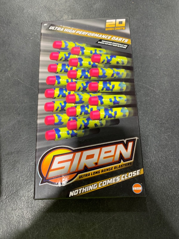 Photo 1 of Siren Ultra High Performance Darts Refill – 20 Half-Darts Refills for Siren Ultra Long Range Blasters, Solid EPP Foam Body, Compatible with Most Half-Dart Magazines