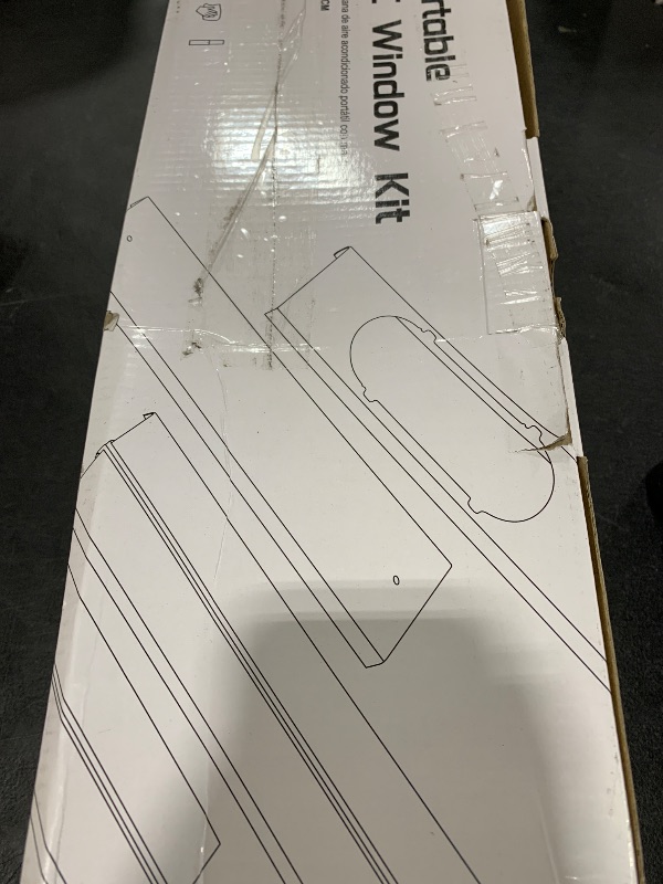 Photo 1 of Portable Air conditioner Window Kit, Adjustable Vertical/Horizontal Sliding Window Kit Plate for AC Unit, AC Window Vent Kit, AC Window Seal Suitable for 5.9” AC Exhaust Hose