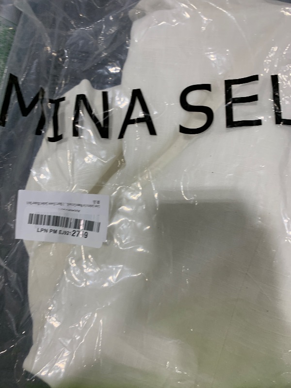 Photo 1 of Mina Self Linen Tops Clothes for Women 2025 Summer White Blazer Jackets Lightweight Beach Vacation Trendy Womens Fashion Dressy Light Suit Jacket Casual Women's Outfits Top Clothing Outfits Suit