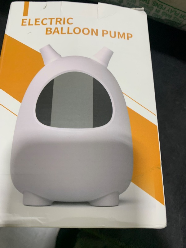 Photo 1 of Balloon Pump Electric, SPLAKS Balloons Inflator Air Pump Portable Balloon Blower for Garland Arch, Party Decoration, Birthday, Gender Reveal, Graduation