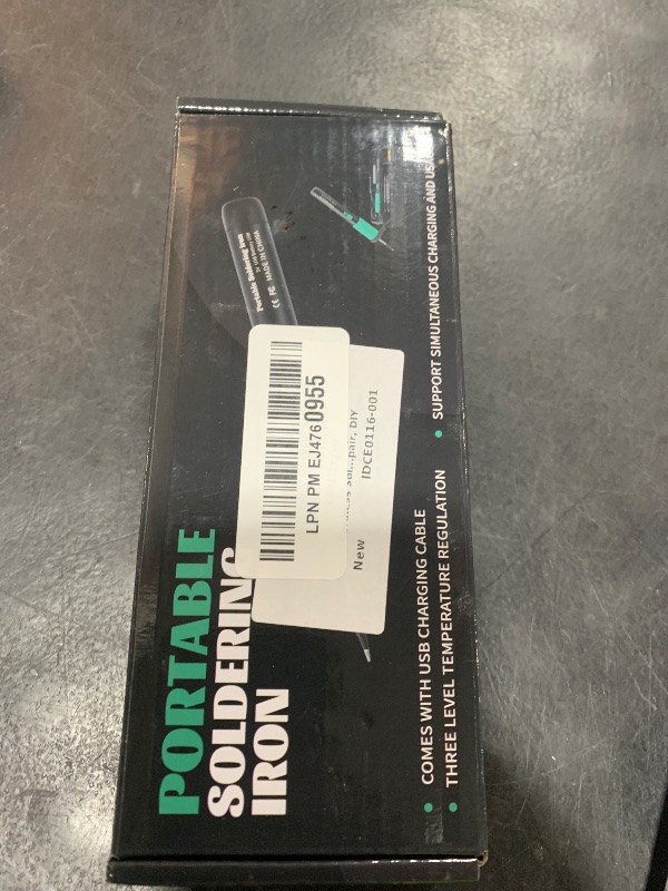 Photo 1 of Cordless Soldering Iron, USB Portable Wireless Electric Soldering, 1100mAh Rechargeable Battery, 3 Temperature Adjustment for Home Appliance Repair, DIY