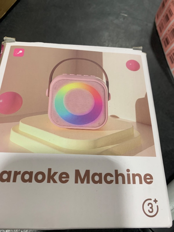 Photo 1 of Karaoke Machine for Kids Adults, Karaoke Toys Gifts for Girls Boys, Portable Bluetooth Speaker with Wireless Microphone, Birthday Gifts for Girls Boys Ages 4, 5, 6, 7, 8, 9, 10, 12+ Years Old