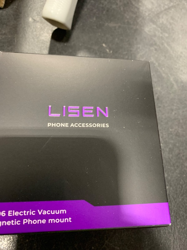 Photo 1 of LISEN Suction Phone Mount, Mini Portable Super Stable Electric Vacuum Magnetic Phone Holder, 360° Adjustable Vlogging Travel Multi-Scene Use for iPhone 16e 16 Pro Max 15 14 13