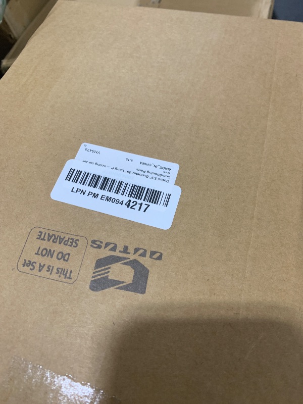 Photo 1 of Outus 5.9'' Diameter 61'' Long Portable Air Conditioner Hose with Square Exhaust Hose Tube Adapter Portable Air Conditioner Ducting Parts