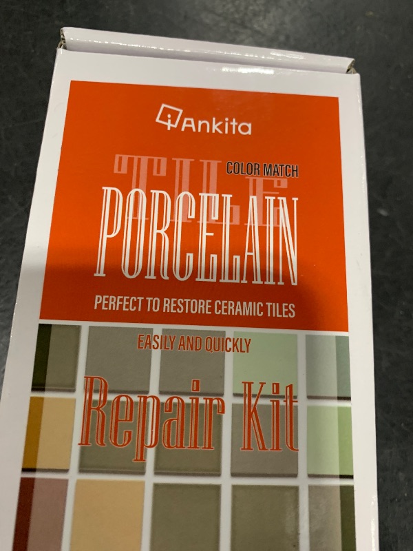 Photo 1 of Tile Repair Kit, Ceramic Tile Repair Kit(Color Match), Porcelain Tile Chip Repair Kit with Super Strong Adhesion, Floor Tile Crack Repair Filler for Chips, Holes on Porcelain, Ceramic, Acrylic