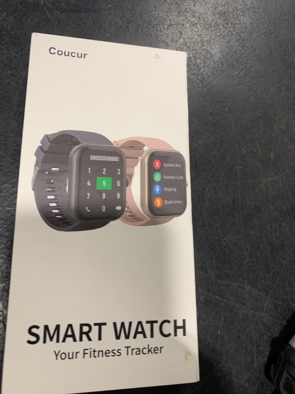 Photo 1 of Smart Watch for Men Women, 1.96" HD Fitness Tracker Running Watch (Answer/Make Call), IP68 Waterproof,Pedometer, Sleep/Step/Activity/Heart Rate Monitor,110+ Sport Mode Smartwatch for iOS Phone,Purple