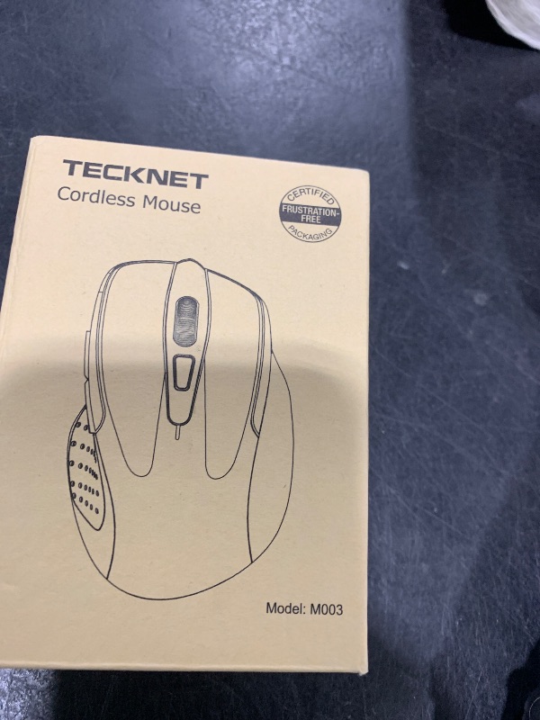 Photo 1 of TECKNET Wireless Mouse, 2.4G Ergonomic Optical Mouse, Computer Mouse for Laptop, PC, Computer, Chromebook, Notebook, 6 Buttons, 24 Months Battery Life, 2600 DPI, 5 Adjustment Levels