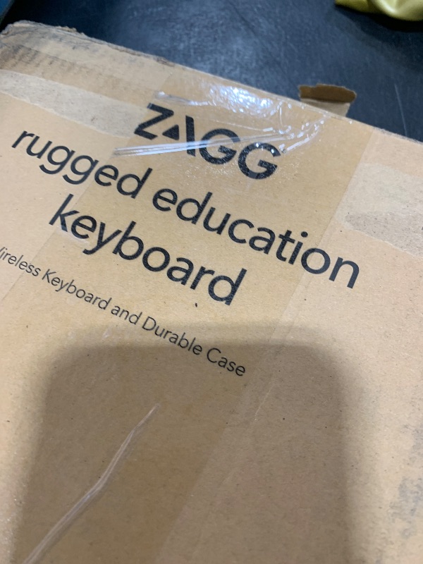 Photo 1 of ZAGG Rugged Education Keyboard for Apple iPad 10.2" (7th/ 8th/ 9th Gen) 6FT Drop Protection | Durable | Black