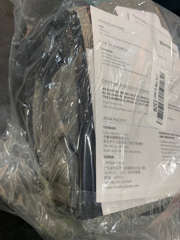 Photo 1 of UPPAbaby Changing Backpack/Multiple Storage Compartments/Stroller Strap Attachment/Bottle Insulator and Changing Pad Included/Greyson (Charcoal Mélange/Saddle Leather)