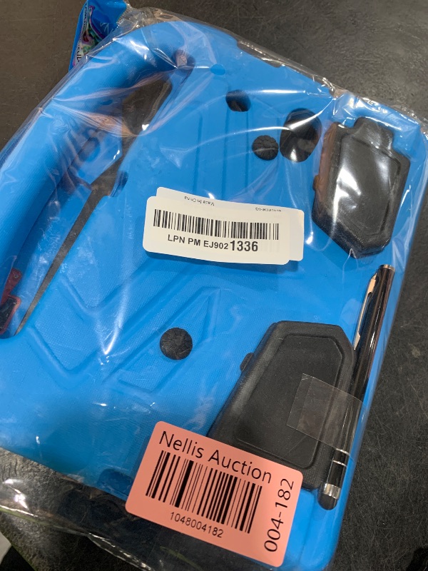Photo 1 of Kids 8-Inch Tablet Case for Galaxy Tab A 8.0 (2018/2017) Tab E Tab4 8.0" SM-T387/T385/T380/T377/T375/T333/T330, Techcircle Kid Child Safe Shock Proof EVA Rugged Protective Handle Stand Case, Blue