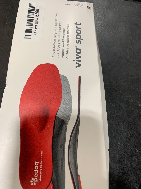 Photo 1 of Pedag Viva Sport | Orthotic Inserts | Arch Support | Metatarsal Pad | Ideal for Low & High Impact Activities | Soft & Vegan Friendly | Handmade in Germany | 1 Pair | Women US 10/ Men 7/ EU 40