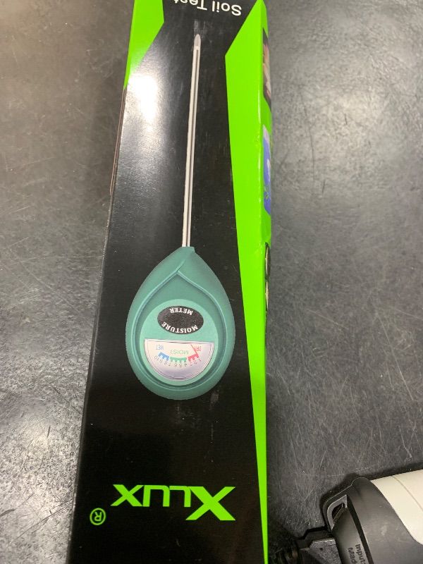 Photo 1 of XLUX Soil Moisture Meter, Plant Water Monitor, Hygrometer Sensor for Gardening, Farming, Indoor and Outdoor Plants, No Batteries Required