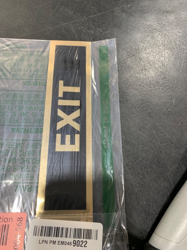Photo 1 of Headline Sign 9359 Self-Stick Sign, Exit, 2 Inches by 8 Inches, Made in USA