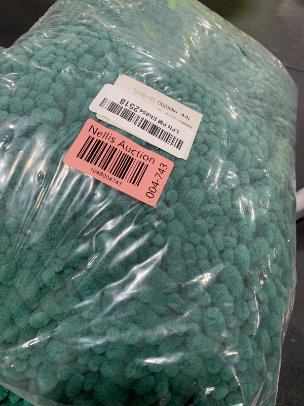 Photo 1 of ACCUMTEK Upgrade Extra Large Deep Green Bathroom Rug Set 3 Pieces Ultra Soft, Thick Absorbent Bath Mats, Non Slip Chenille Toilet Mat for Bathroom, Bedroom, Kitchen