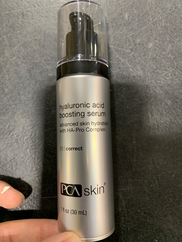 Photo 1 of PCA SKIN Hyaluronic Acid Boosting Face Serum, Hyaluronic Acid Serum for Face Made with Niacinamide and Ceramides, Helps Reduce Fine Lines and Wrinkles and Delivers 24-Hour Moisturization, 1 Oz Pump