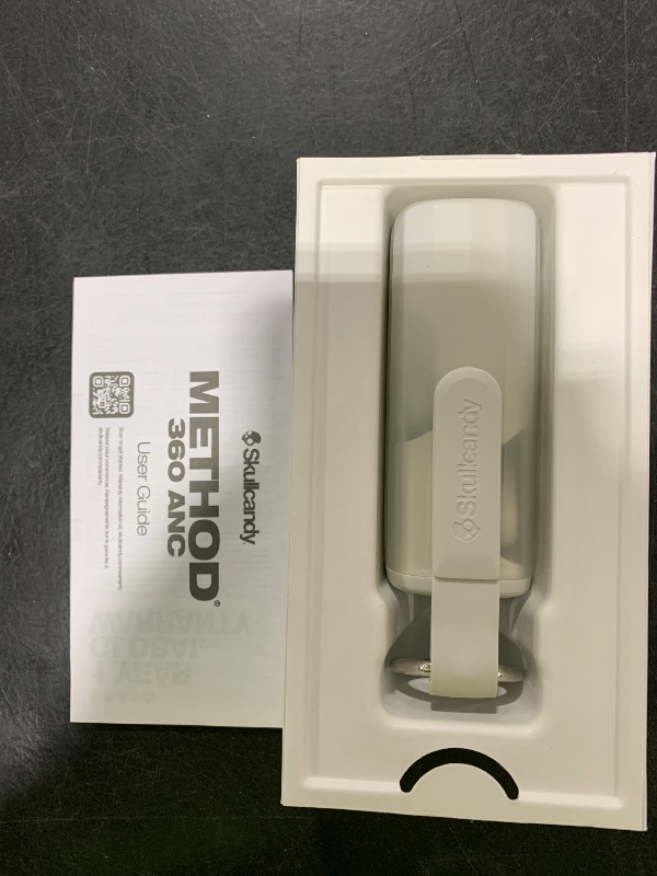 Photo 1 of Skullcandy Method 360 ANC Wireless Earbuds, Sound by Bose, Bluetooth Headphones, Premium Noise Cancelling, Up to 40 Hrs Battery, Sweat and Water Resistant, Microphone for iPhone Android - Bone
