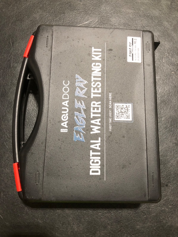 Photo 1 of Digital Water Testing Kit - Digital Hot Tub Water Tester for Pool - Digital Chlorine Tester for Pool by AquaDoc with Water Analyzer and Test Strips