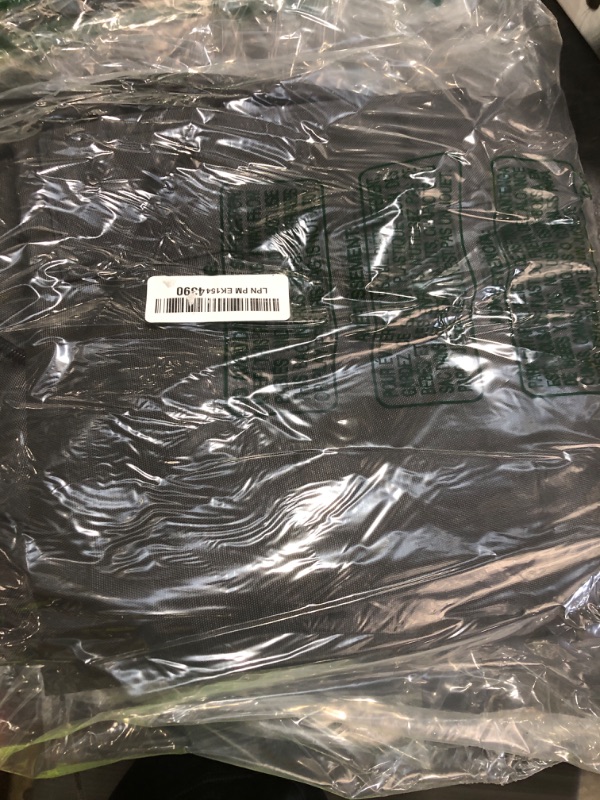 Photo 1 of ZYSUOR Shelf Cover Wire Rack Shelving Cover 36X14X54 The Two-Way Zipper Design can be Opened up, Down, or All for Easy Access (No Shelves,Black)