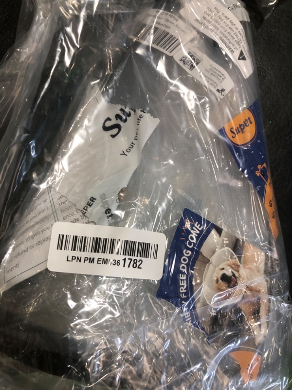 Photo 1 of Supet Dog Cone Collar Adjustable After Surgery, Comfortable Pet Recovery Collar & Cone for Large Medium Small Dogs, Elizabethan Dog Neck Collar Plastic Practical