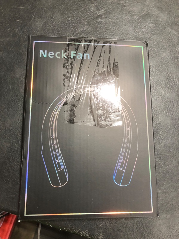 Photo 1 of KIDEE Neck Fan, Portable Bladeless Neck Fans, Upgrade 360° Airflow, Super Quiet, 3 Speeds, 4000mAh Personal Wearable Neck Fan, Upgraded Cooling Air Volume USB Rechargeable Hands Free Fan
