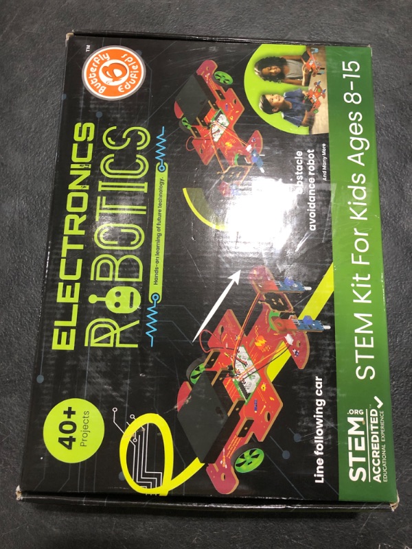 Photo 1 of ButterflyEdufields 40in1 STEM Robotics Kits for Kids 8-12 Years | DIY Robots Projects for Kids with Electronics Board & Sensors | Best Educational Homeschooling Gift for 8 10 12 Years | 100+ Parts