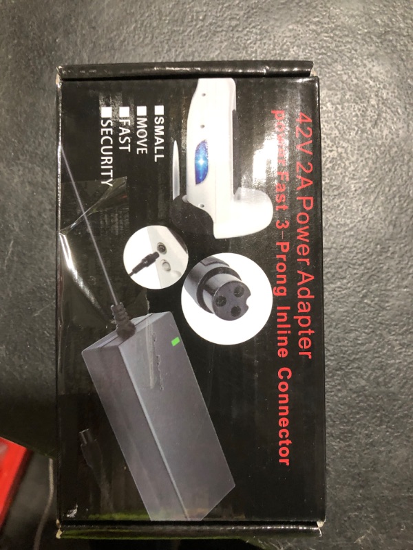 Photo 1 of EVAPLUS 42V 2A Fast Charger with 3-Prong 0.31" Plug | for 36V Lithium Batteries- Compatible with Pocket Mod, Sports Mod, Electric Scooters