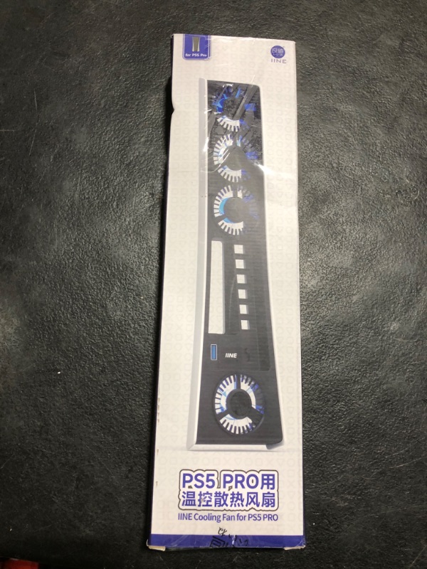 Photo 1 of Cooling Fan for PS5 Pro, Efficient Cooler Fan with Adjustable Speed/LED Light, Temperature-Controlled PS5 PRO Cooling Accessories with USB 3.0 Port