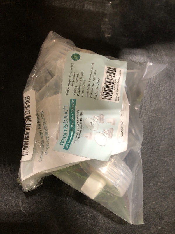 Photo 1 of Momstouch 26mm Flange and Duckbill Valve Compatible with Spectra S1 S2 9 Plus Breastpump Replacement to Pump Parts, Not Original, Replace Accessories.
