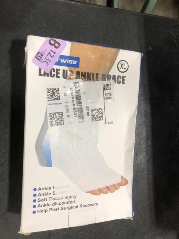 Photo 1 of MARS WELLNESS Premium Air Gel Ankle Stirrup Brace - Ankle Brace Stabilizer With Air & Gel Cold Therapy - One Size Fits All