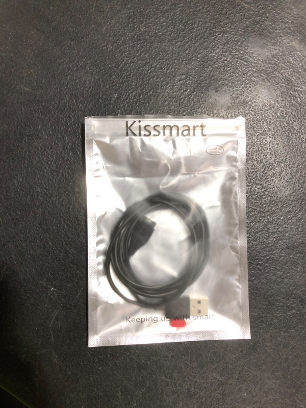 Photo 1 of Charger for Garmin Vivoactive 3, Replacement Charging Cable Cord Plus a Red Silicone Charger Port Protector Anti Dust Plug for Garmin Vivoactive 3 Music Smart Watch