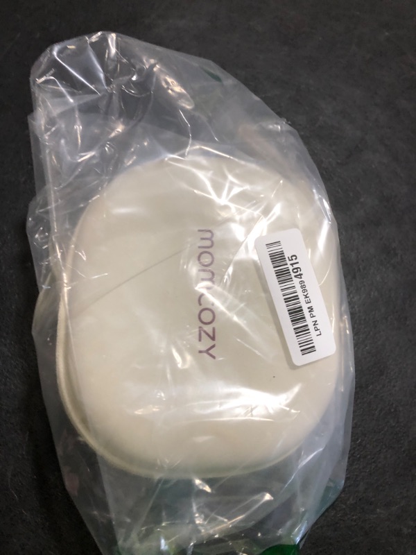 Photo 1 of Momcozy Breast Pump Hands Free M5, Wearable Breast Pump of Baby Mouth Double-Sealed Flange with 3 Modes & 9 Levels, Electric Breast Pump Portable - 24mm, 1 Pack Quill Gray