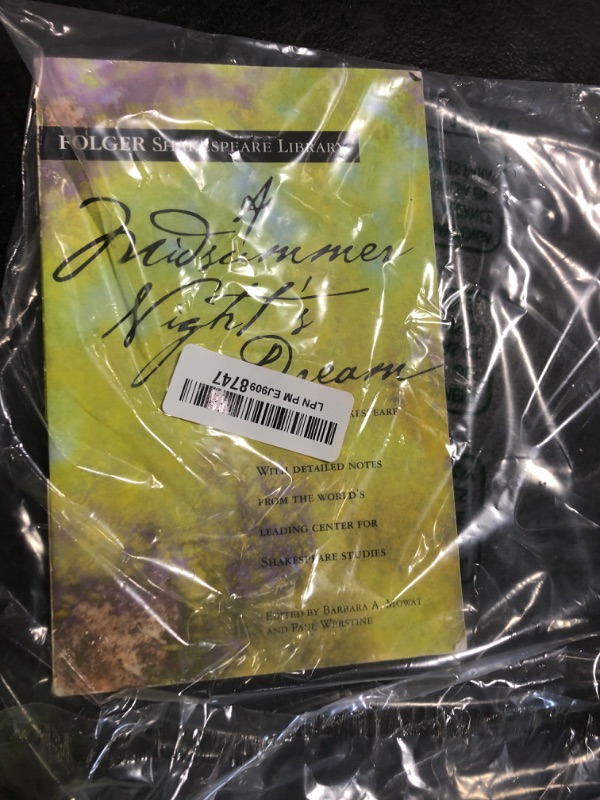 Photo 1 of A Midsummer Night's Dream (Folger Shakespeare Library) Paperback – July 12, 2016
by William Shakespeare (Author), Dr. Barbara A. Mowat (Editor), Paul Werstine Ph.D. (Editor)