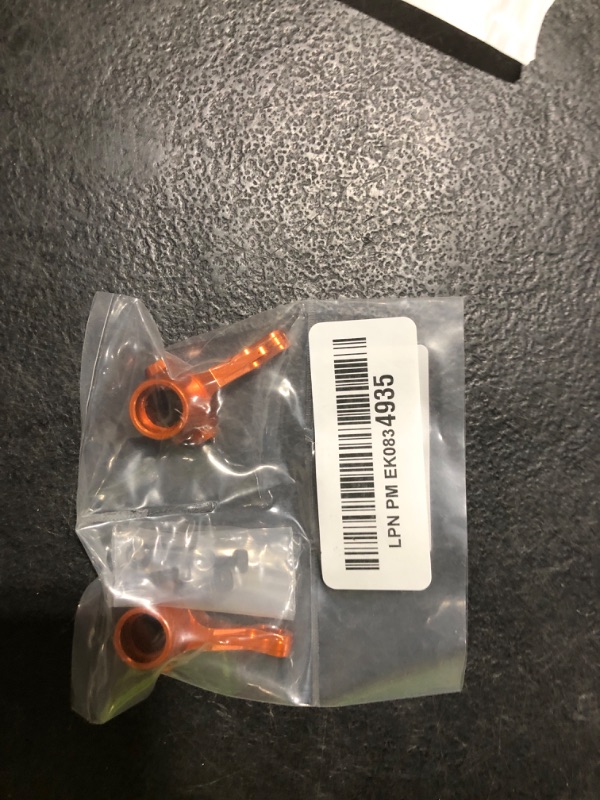 Photo 1 of HPI BULLET3.0 MT ST Ken Block WR8 Flux Upgrade Parts Aluminum Alloy Front Knuckle Arm-1PR Set for 101208 Orange