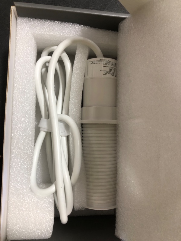 Photo 1 of ANNQUAN 2 inch Space Saver Pop Up Outlet for Countertop with PD20W USB Ports,2 Outlets Tamper Resistant,Splashproof Pop Up Socket,Desk Power Grommet for Home Office Kitchen White
