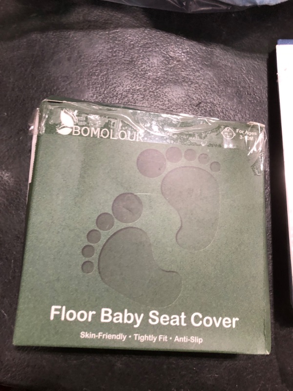 Photo 1 of BOMOLOUR Seat Cover Compatible with Bumbo and Nuby Seat, Removable Breathable Baby Floor Seat Cover for Boys and Girls, Seat Not Included (Green Butterfly)